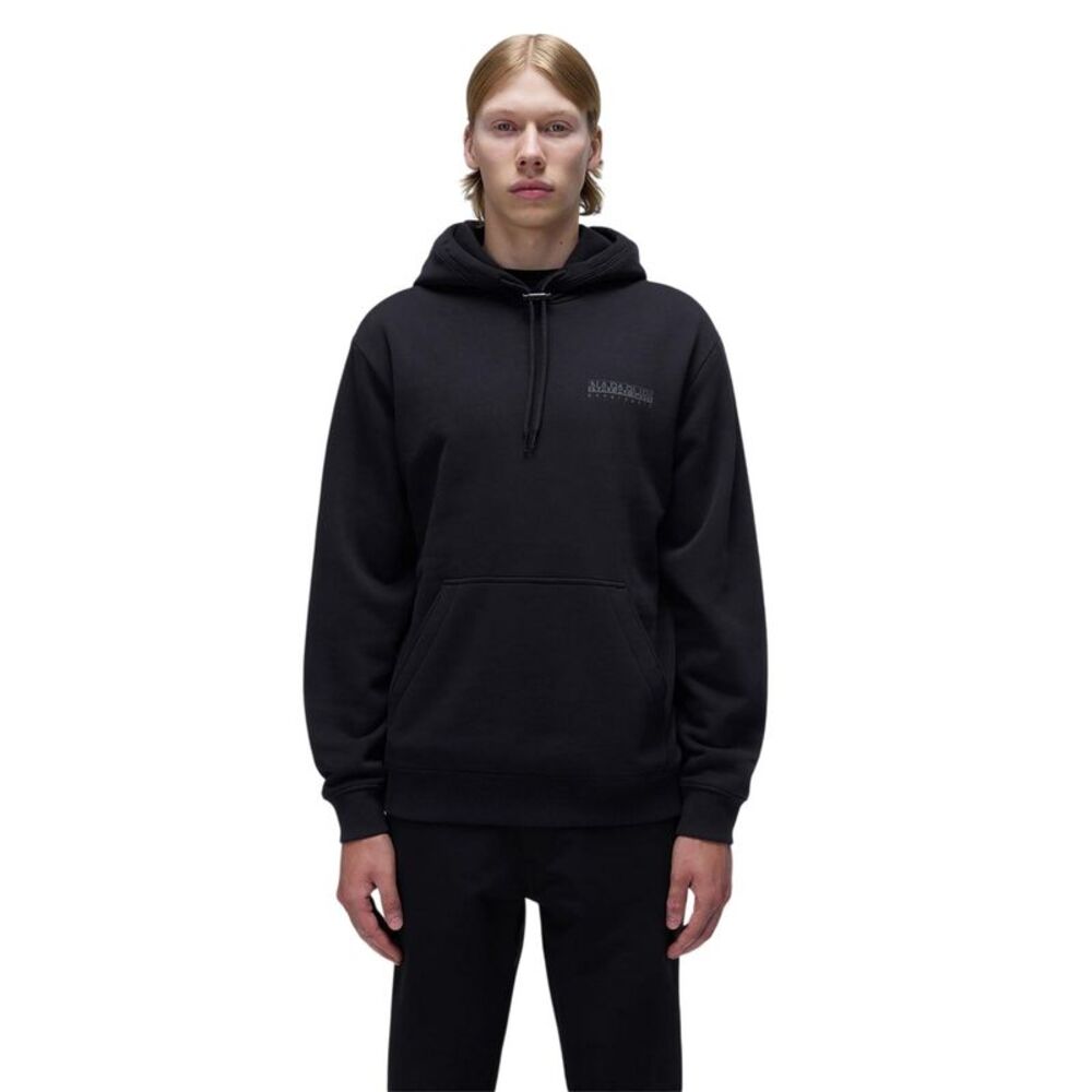 Napapijri Mens Albula Logo Hoodie / Black